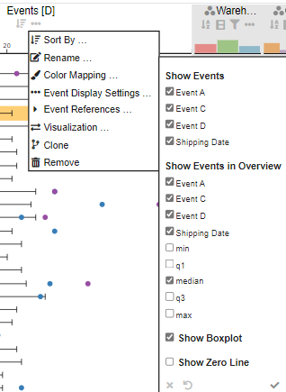 Event Display Settings